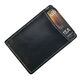 Black Leather Money and Card Holder Image 2 of 2